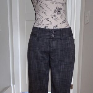Guess Dark Gray Checkered Dress Pants